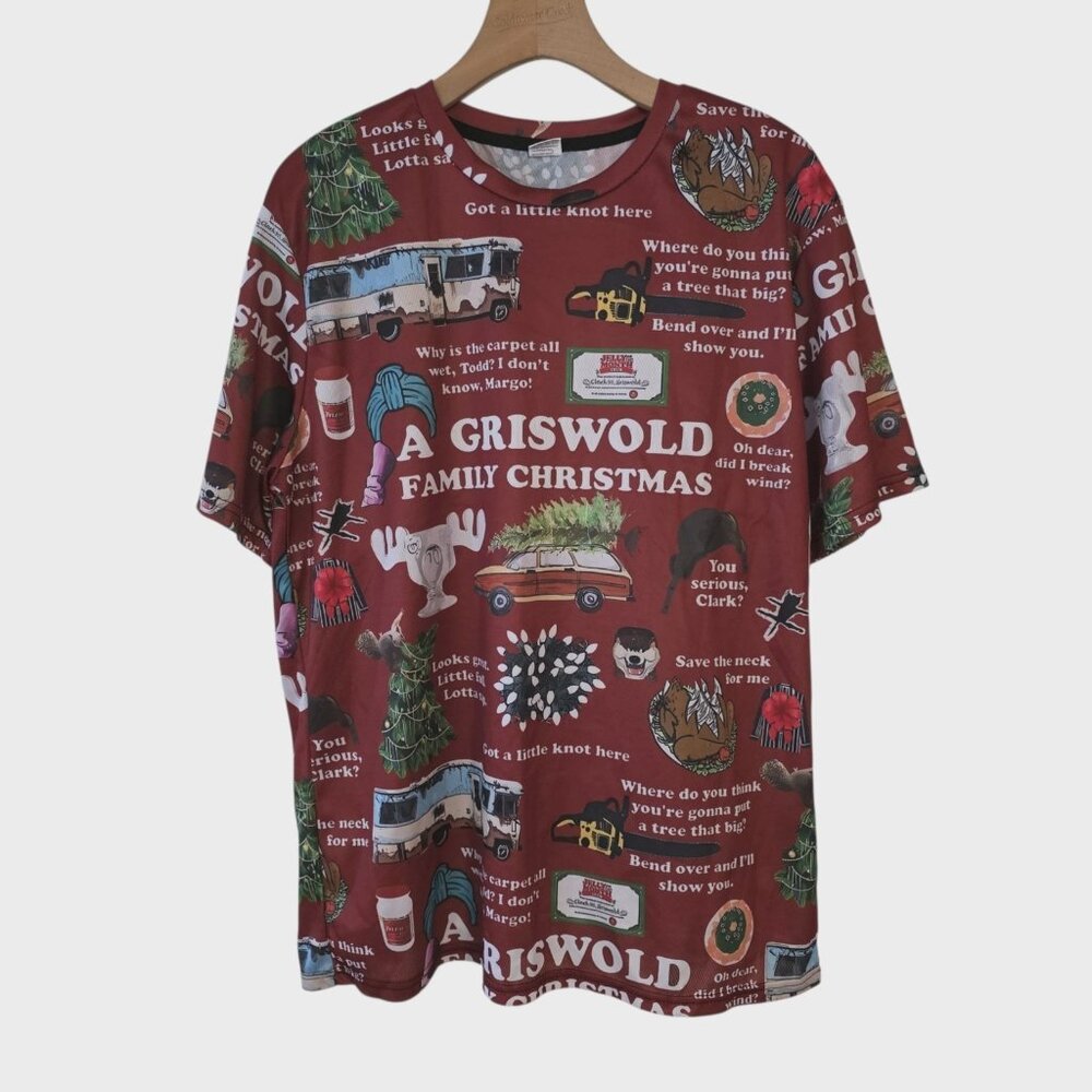 National Lampoon's A Griswold Family Christmas T-Shirt Movie Quotes‎ Large